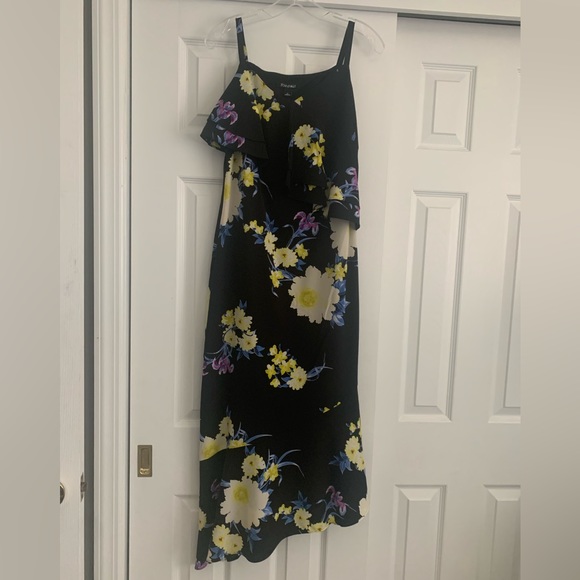 Roz & Ali asymmetrical maxi dress.  Size 2.  Lined.  New with tag.  $22 - Picture 1 of 7